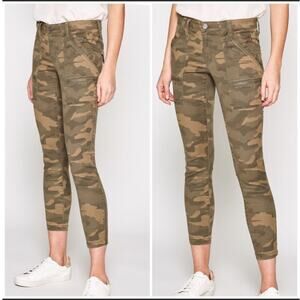 Joie High Rise Park Skinny Pants In Camo Size 25